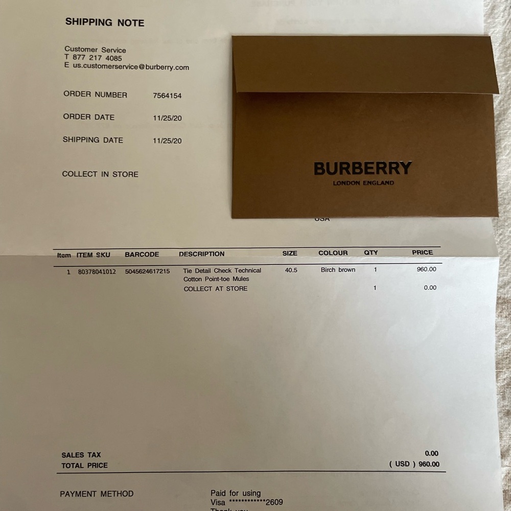 BURBERRY THE UP PUMP SIZE 40.5 BIRCH BROWN. - Picture 9 of 13
